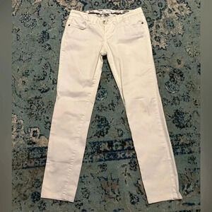 Eight-14 Women's White Straight Jeans Size 26 Stylish Versatile Design